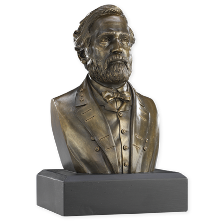 6 Inch Robert E. Lee Bust (Bronze)