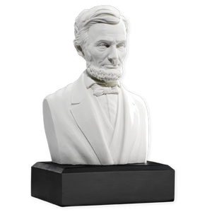 6 Inch Abraham Lincoln Bust (White)