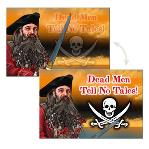 Pirate Postcard Dead Men Tell No Tales SN-001-085