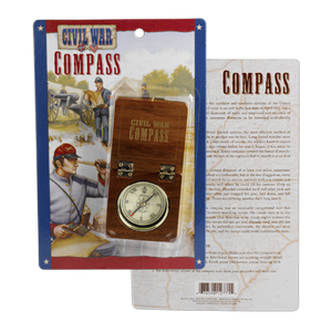 Civil War Wood Compass 